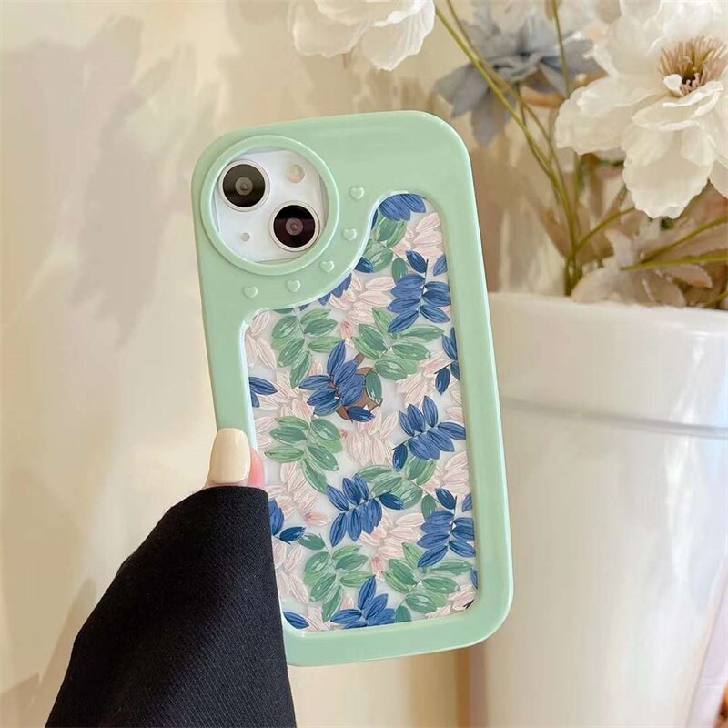 Luxury Cute Animal Cartoon Bear Clear Soft Phone Cases For iPhone 13 12 11 Pro Max X XS Max XR Lovely love lens Frame Cover Gift