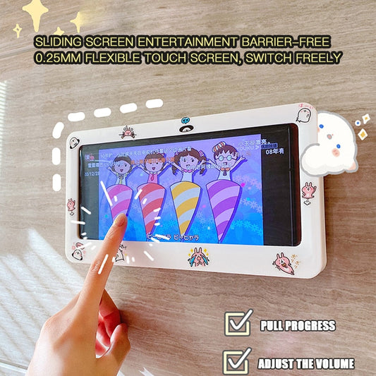 Bathroom Waterproof Mobile Phone Case Holder Shower Bath Room Toilet Wall Hanging Storage Rack Waterproof Smartphone Organizer