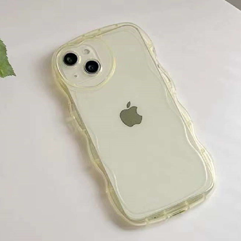 Lovely Purple Grapes Phone Case For iPhone 11 12 13 Pro Max XR XS Max X Love Heart Camera Protection Clear Silicone Bumper Cover