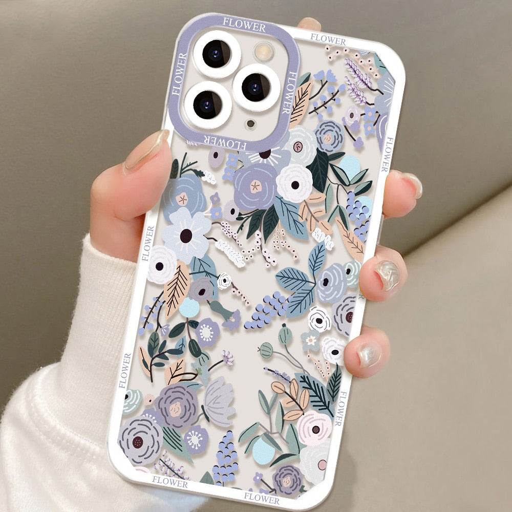 Yickyue For iPhone 11 Case Retro Chocolate Bear Phone Case For iPhone 13 12 11 14 Pro Max Xs Max XR X Lens Protection Cute Silicon Cover