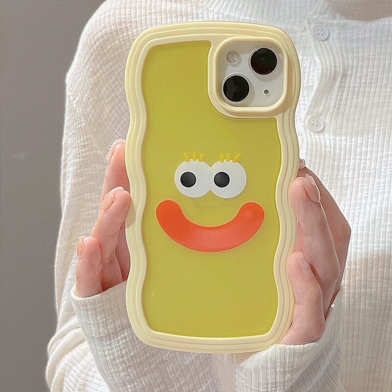 Korean Cute Funny Candy Color Clear Phone Case For iphone 13 12 11 Pro MAX X XS XR Japan Kawaii Girl Cover Anti-drop Soft Coque
