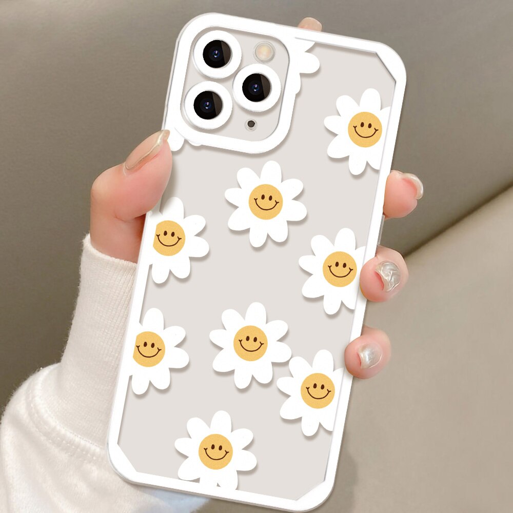 Yickyue For iPhone 11 Case Retro Chocolate Bear Phone Case For iPhone 13 12 11 14 Pro Max Xs Max XR X Lens Protection Cute Silicon Cover